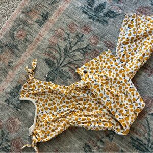 Yellow Floral Jumpsuit